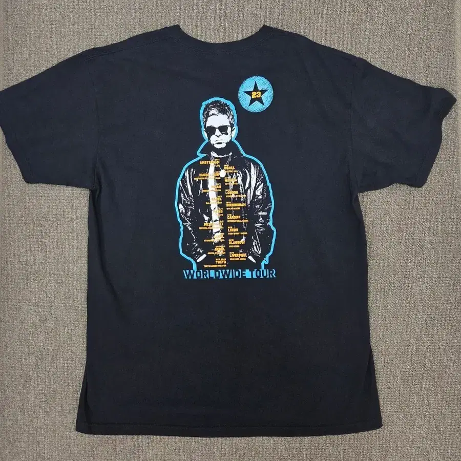 2XL 2023 오아시스 노엘 갤러거 투어 티셔츠 md 내한공연