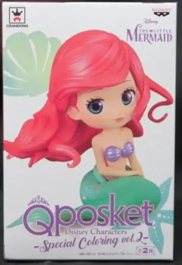 반프레스토 Q posket 디즈니 캐릭터 스페셜 컬러링 vol.2 아리엘