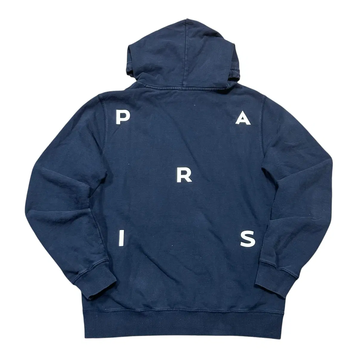 (바배) 파리 생제르맹 PSG 네이비 백로고 후드티