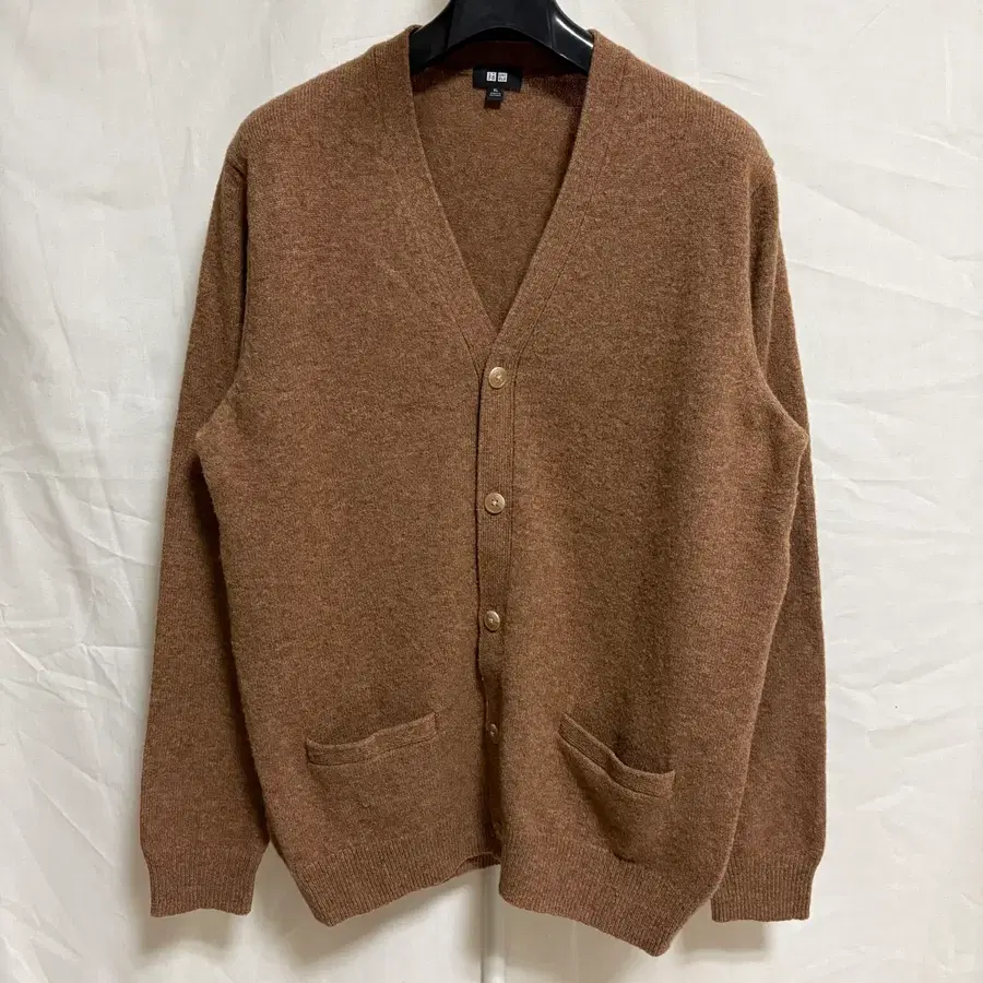 유니클로 램스울 가디건 / 브라운, XL