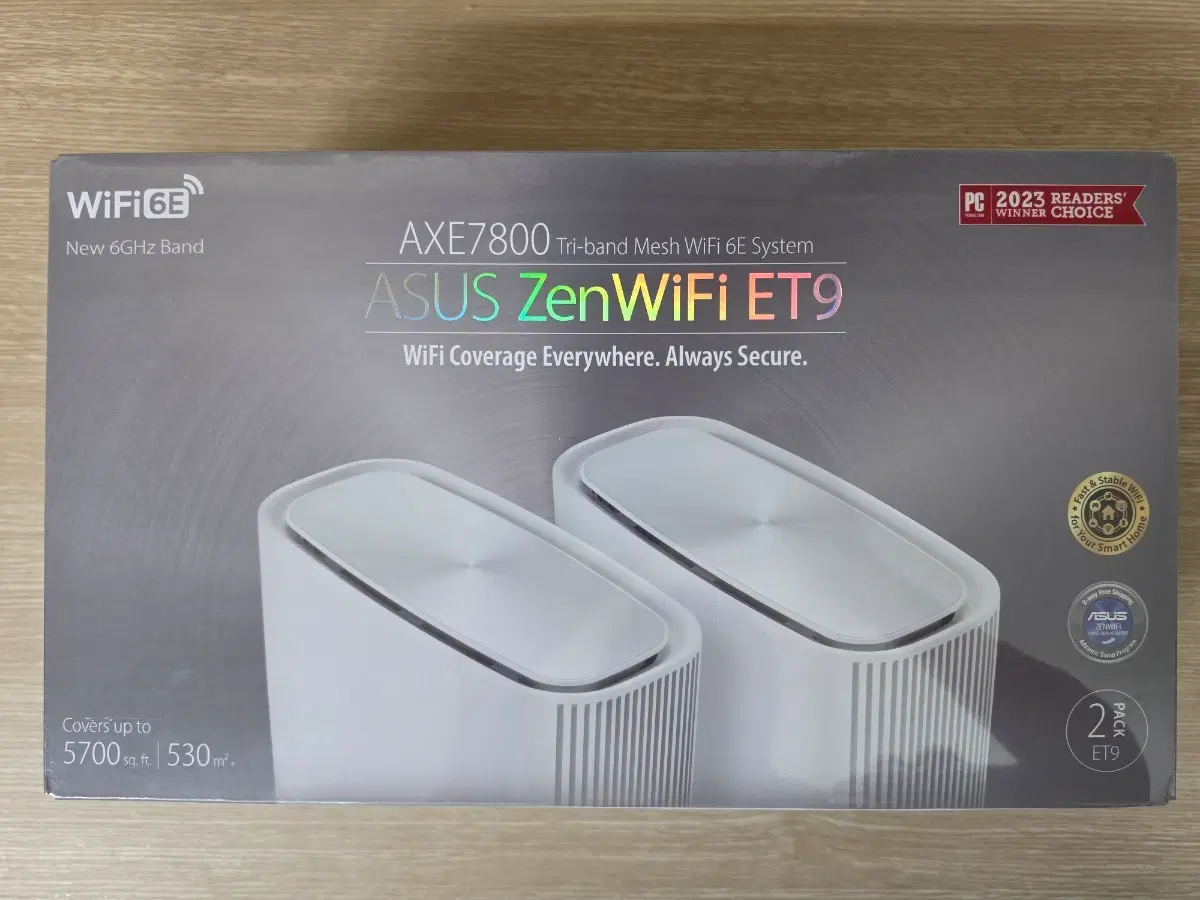 미개봉 ASUS ZenWiFi ET9 유무선공유기 (2Pack)