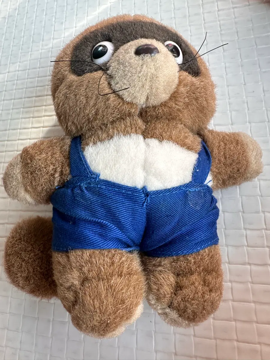 고전 산리오 너구리 인형