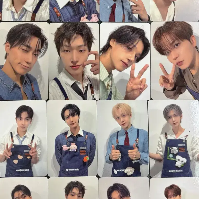 에이티즈 애플뮤직 팬싸 카페 이벤트 주리스타 바리스타 양면 포카  ateez applemusic ateezoorista