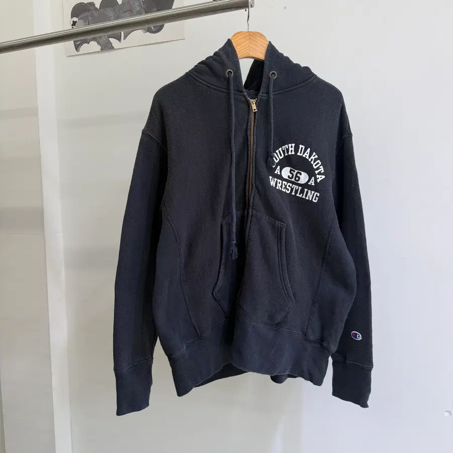 CHAMPION REVERSE WEAVE 후드 집업