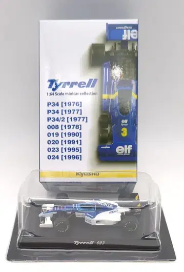 교쇼 1/64 티렐 미니카 컬렉션 023 (1995) NO.3 U.KATAYAMA