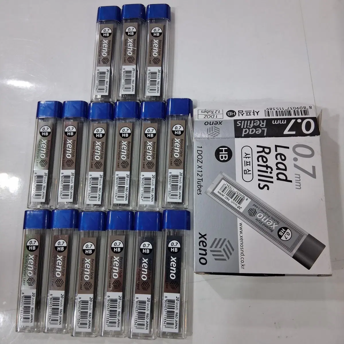 제노 샤프심 0.7mm HB 15개