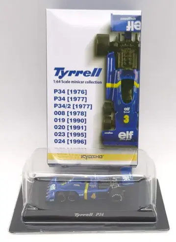 교쇼 1/64 티렐 미니카 컬렉션 P34 (1976) NO.4 P.DEPAILLER
