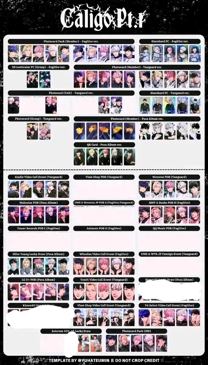 Plave Caligo Dash 108 sheets unreleased photocard album poca photocard kalpaone bulk dash dash plave Caligo pt.1 poca photocard pob