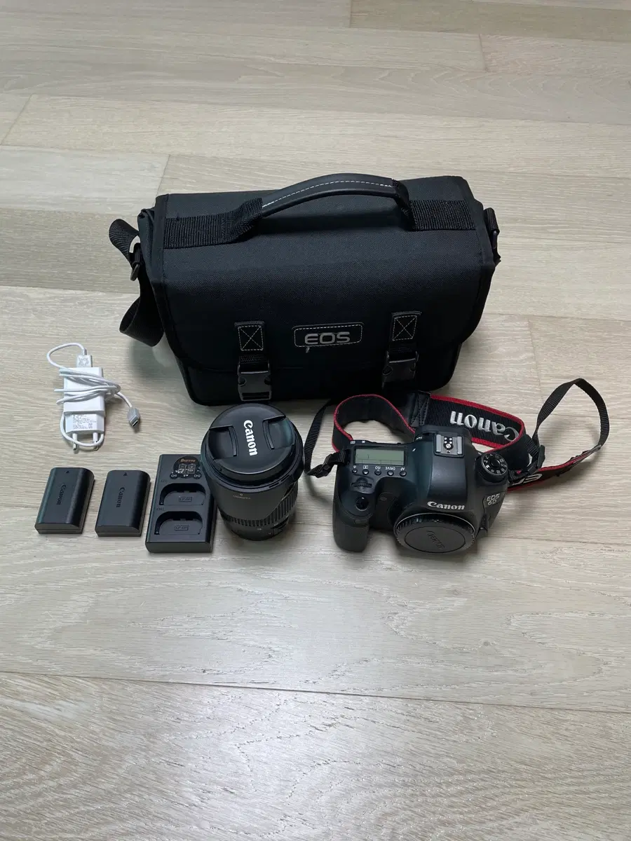 캐논 EOS 6D, 렌즈, 가방