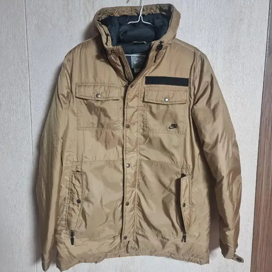 나이키 패딩 베이지 m