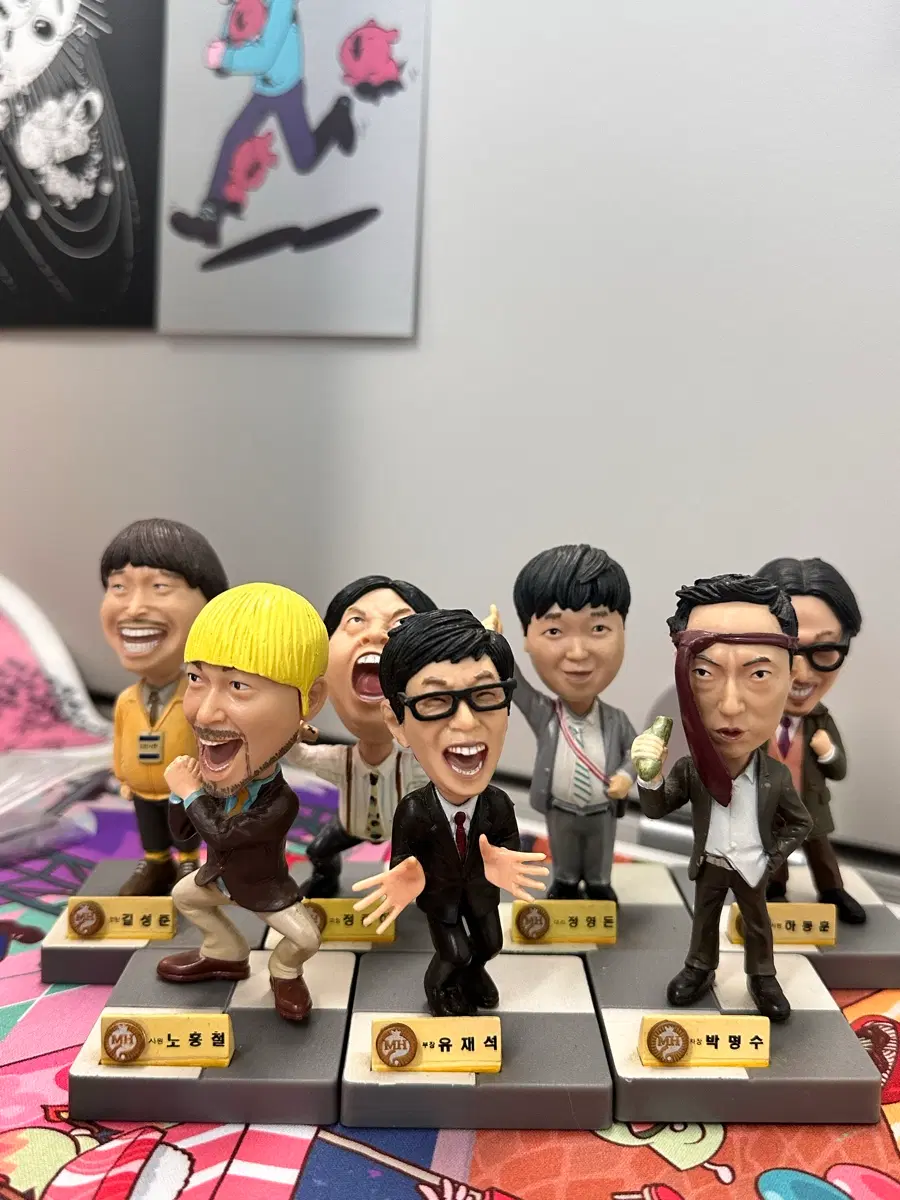 무한상사 피규어 7명 풀세트 일괄