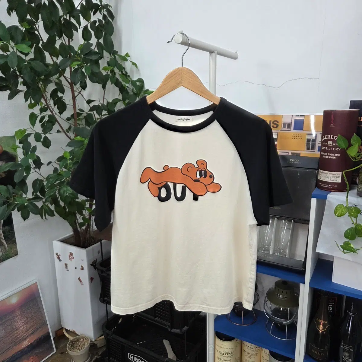 리미떼두두 키즈 레글런 반팔티셔츠 F