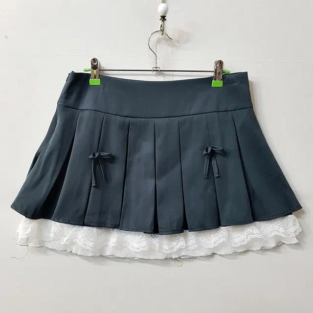 플레어 치마 바지 딥그린
