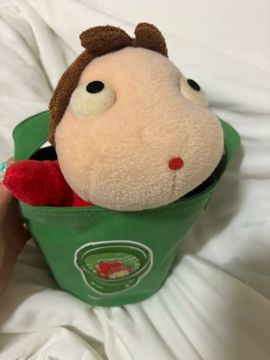 포뇨 인형 M + 양동이 바구니 파우치 판매