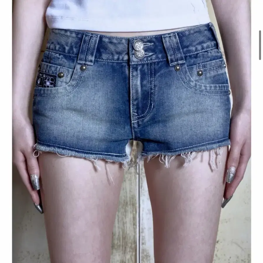오퍼스0012 ERA DENIM PANTS 데님 숏팬츠