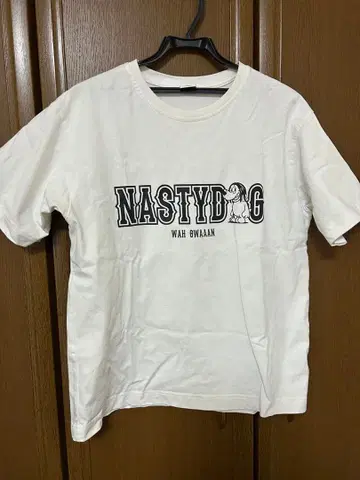 NASTY DOG 티셔츠 화이트 L