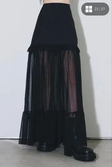 시어 티어드 미니 스커트 ANDREA&Co.