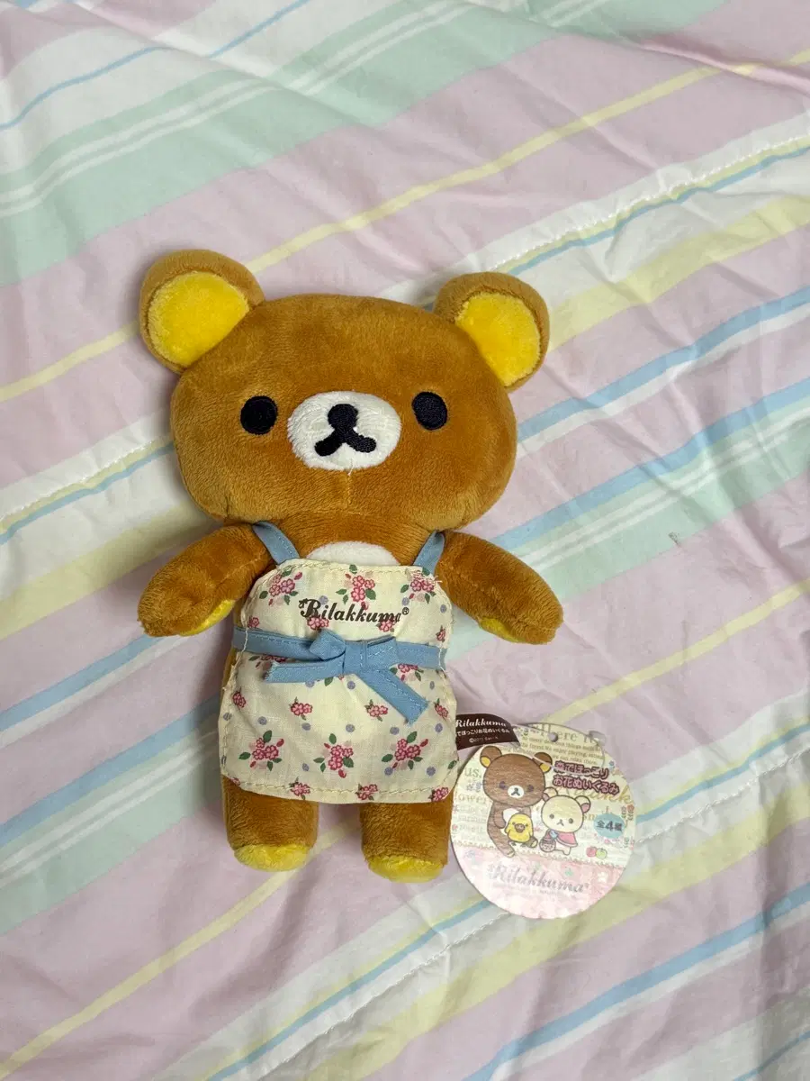 리락쿠마 고전 앞치마 인형