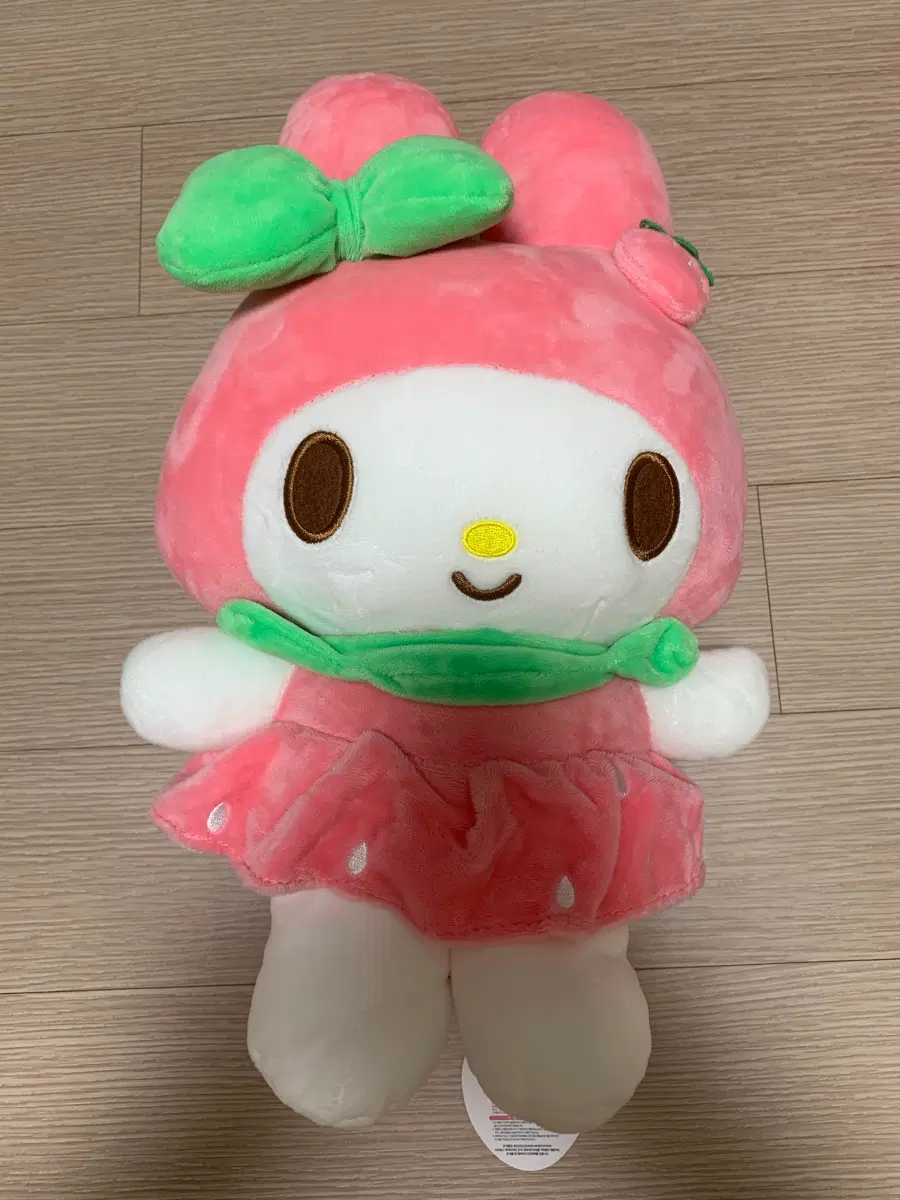 마이멜로디 딸기 25cm 산리오 정품 중형 인형