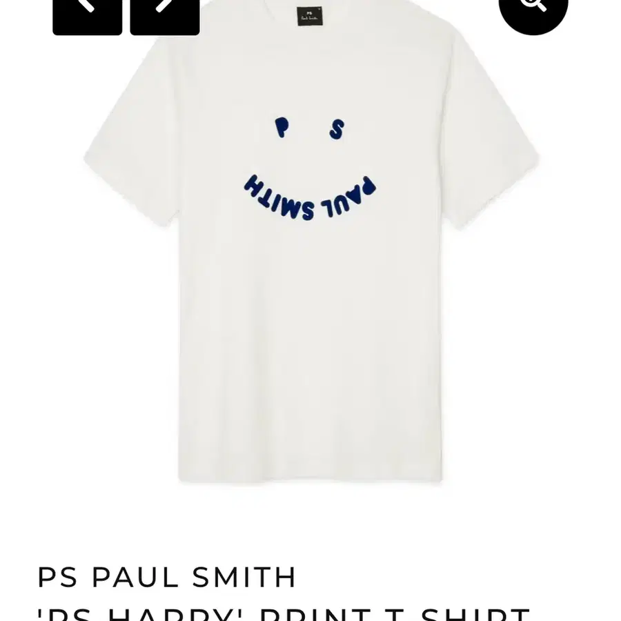 폴 스미스 반팔 티셔츠 PS HAPPY PRINT TSHIRT