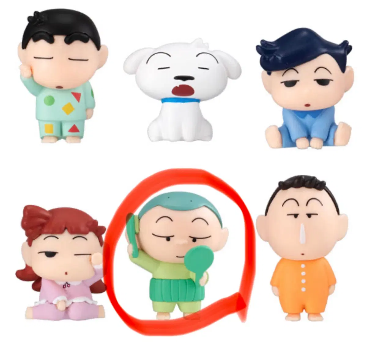 짱구 졸고있어 가챠 피규어 훈이
