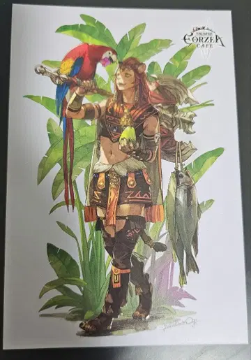 FF14 에오카페 에오르제아 카페 우크라마트 엽서