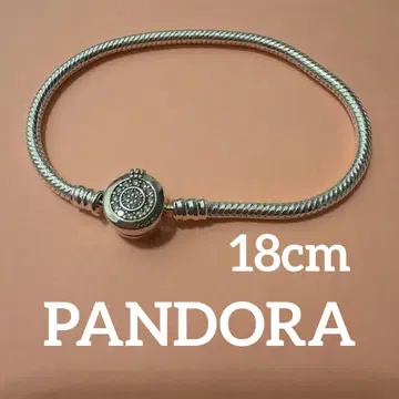 PANDORA 스파클링 크라운 O 팔찌 18cm