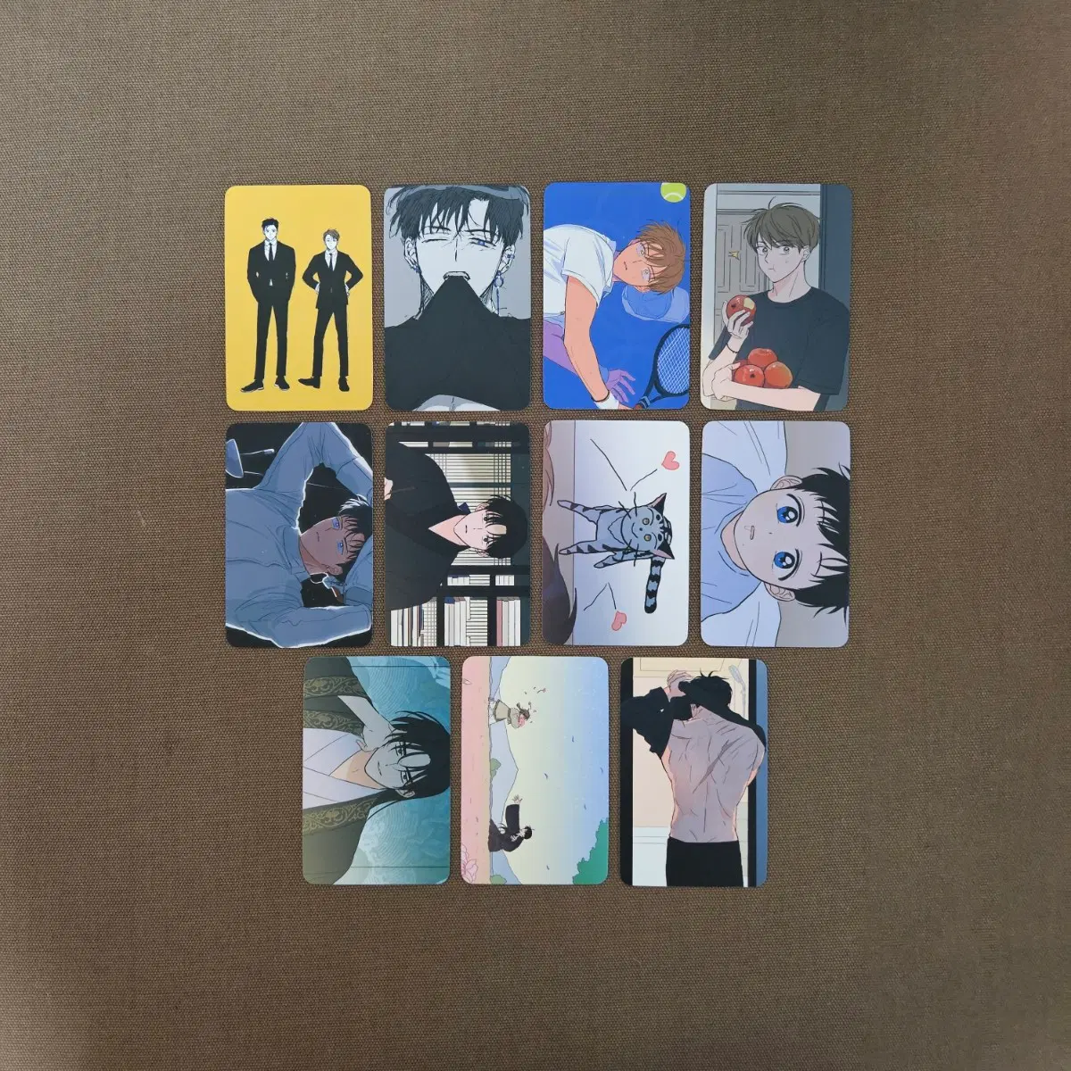 범을 길들이는 요령 투니크 콜라보 카페 방문 특전 포토카드 포카 비엘 BL