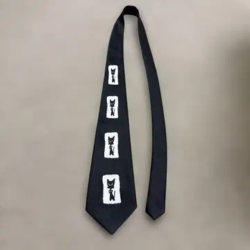 RUDEE RICCO 넥타이 고양이 패턴