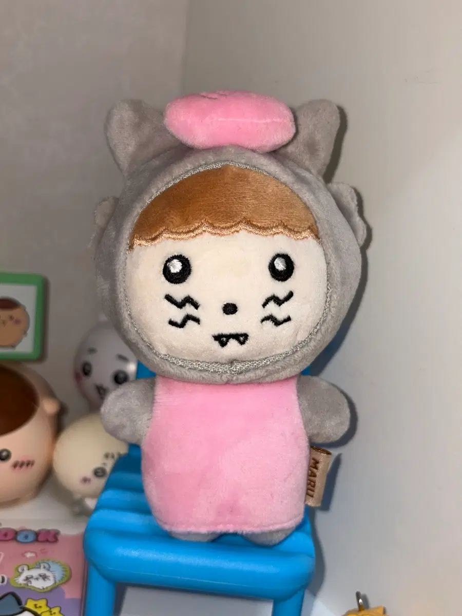 마루는 강쥐 늑대마루 미니인형키링