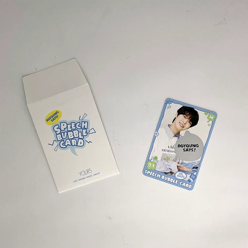엔시티127 도영 앙코르 콘서트 [유어스] 스피치 버블 포토카드 NCT127 DOYOUNG ENCORE CONCERT [YOURS] SPEECH BUBBLE PHOTO CARD 4