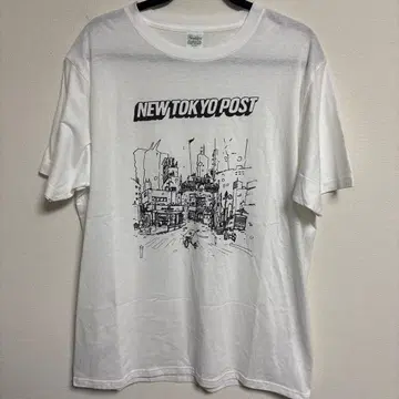 NEW TOKYO POST RAGELOW 도쿄 스케치 T셔츠 XXL