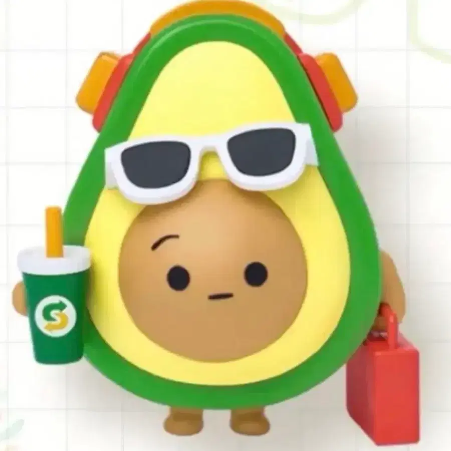 써브웨이 아보카도 키링 / 카도키링 뮤직카도
