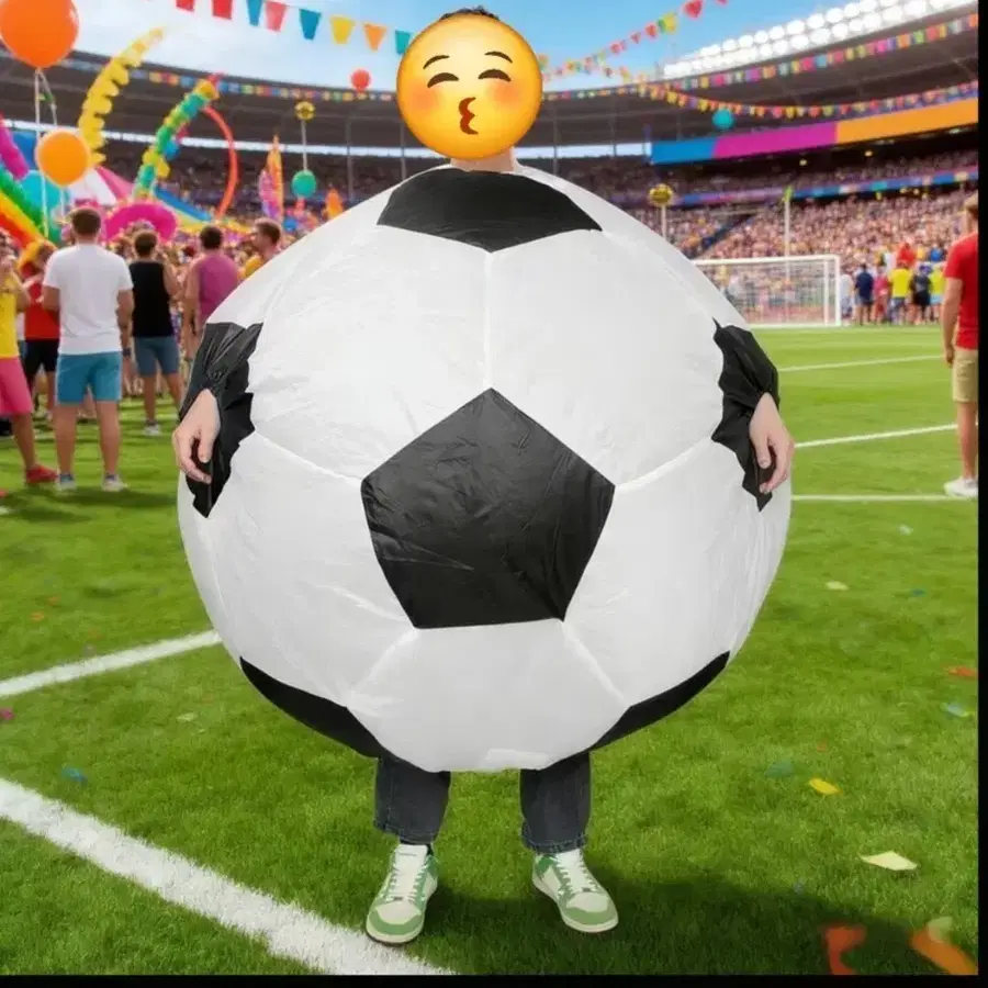 축구공 풍선옷 대여 (이벤트,파티,졸사.졸업사진)