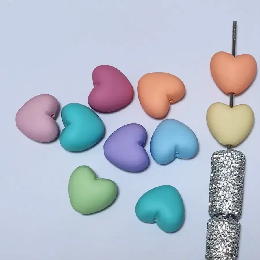 DIY 무광 하트 비즈
