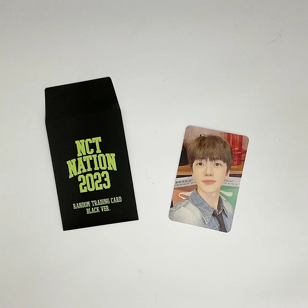 엔시티127 재민 엔시티 네이션 투 더 월드 트레이딩카드 블랙버전 포토카드 NCT127 JAEMIN NCT NATION : To The World PHOTOCARD BLACK_1