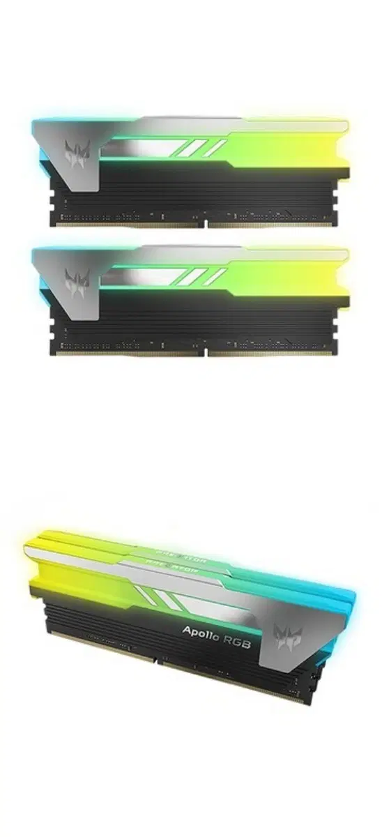 Acer Predator Apollo RGB DDR4 8GB x2 = 16GB 에이서 프레데터 아폴로 램 메모리