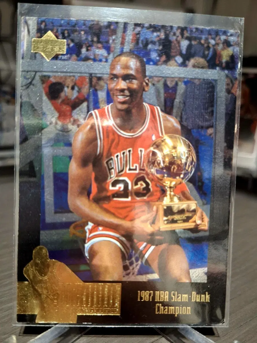 어퍼덱 조던 컬렉션 1987 NBA 슬램덩크 챔피언 마이클 조던 카드