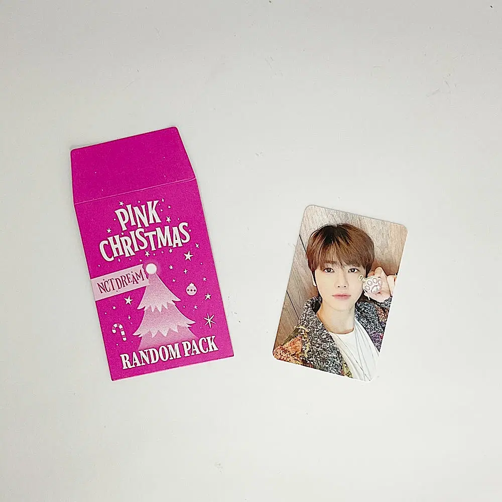 엔시티 드림 재민 2023 핑크 크리스마스 포토카드 포카1 NCT DREAM JAEMIN 2023 PINK CHRISTMAS PHOTOCARD 1