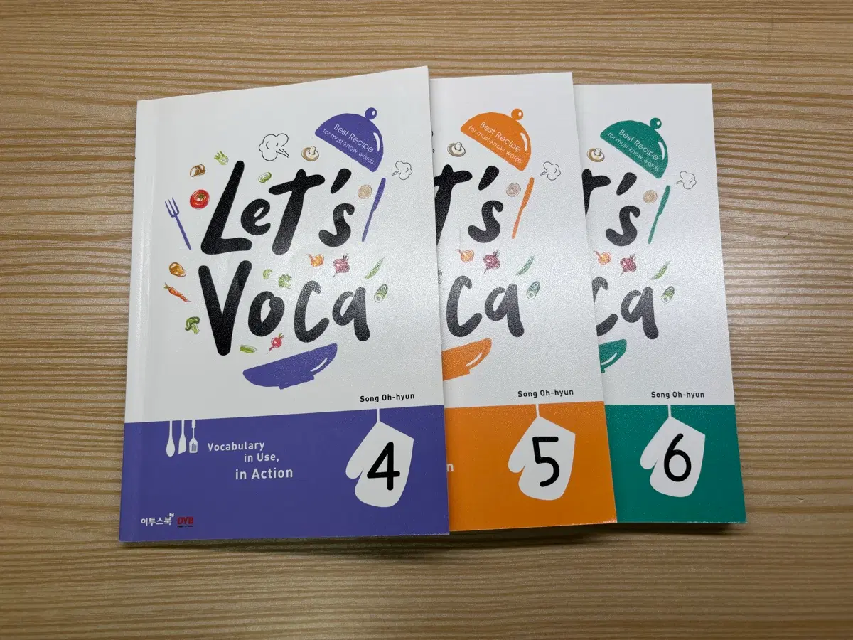 Let's Voca 4, 5, 6 세트 (4권은 3장 사용, 5,6권은 미사용 새상품)