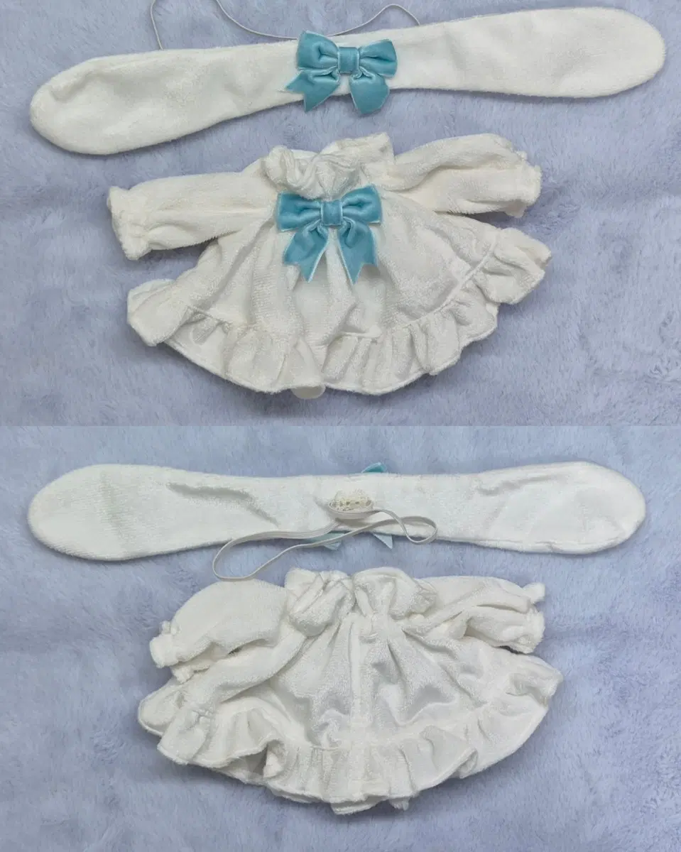 레빗퍼피 폭신 마시멜로 폭마멜 블루 20cm 무속성 속성 솜인형 옷 20깅