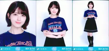 노기자카46 회장 한정판 브로마이드 츠츠이 아야메 한여름 전국 투어 2026 T셔츠 미야기 ver. 컴프