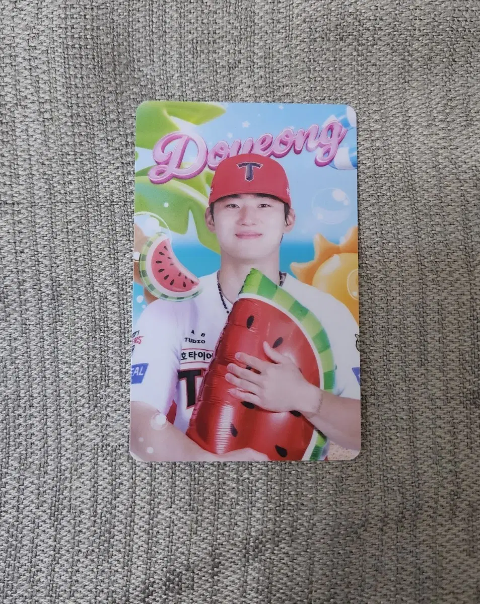 기아 타이거즈 김도영 8월 수박 포토카드