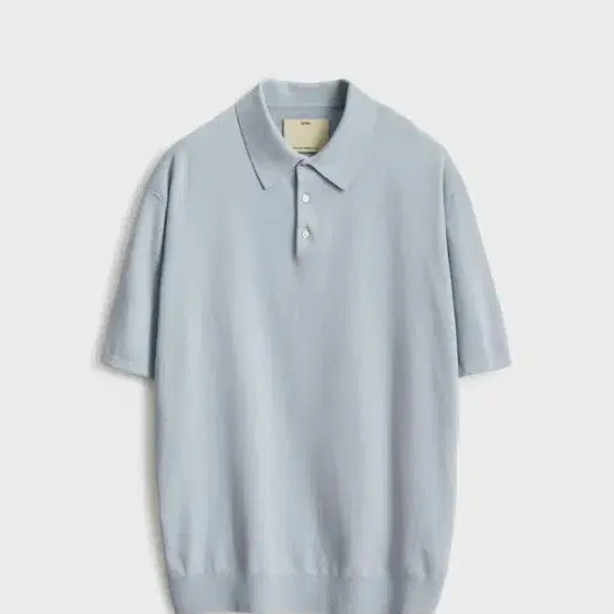 포터리 short sleeve comfort polo knit silver gray 2사이즈