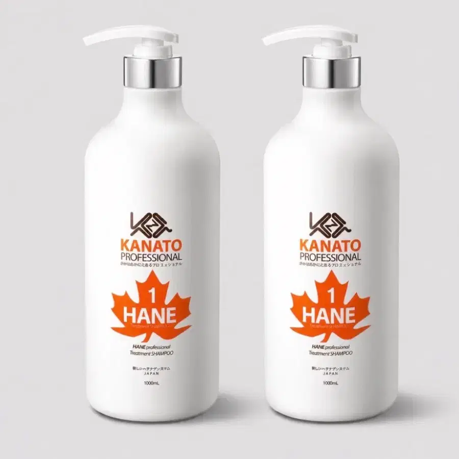 (2개) 카나토 하네 트리트먼트 샴푸 1000ml