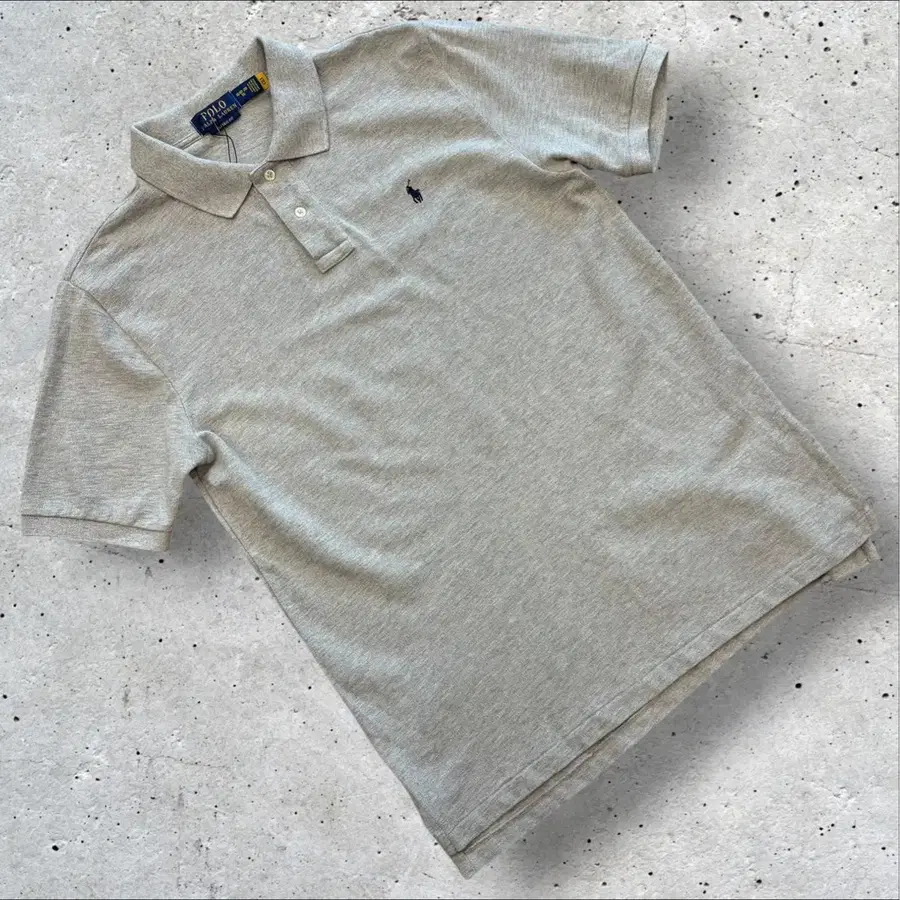 [XL] 폴로 랄프로렌 큐알 그레이 반팔 카라티 E797