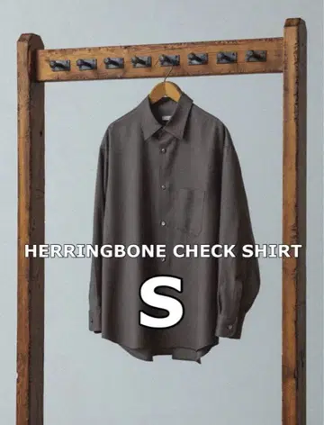 LIDNM HERRINGBONE CHECK SHIRT