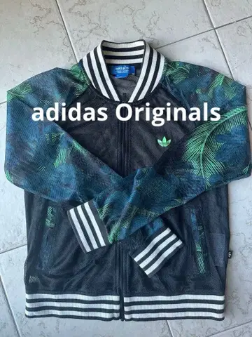 adidas 아디다스 오리지널 메쉬 블루종 트레포일