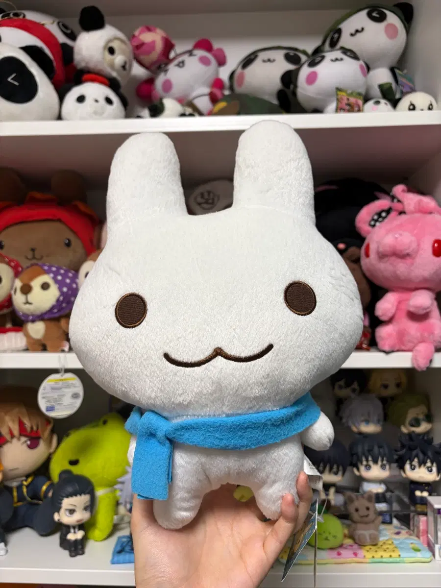 일본 고전 산엑스 화이트 우사루상 대형 인형