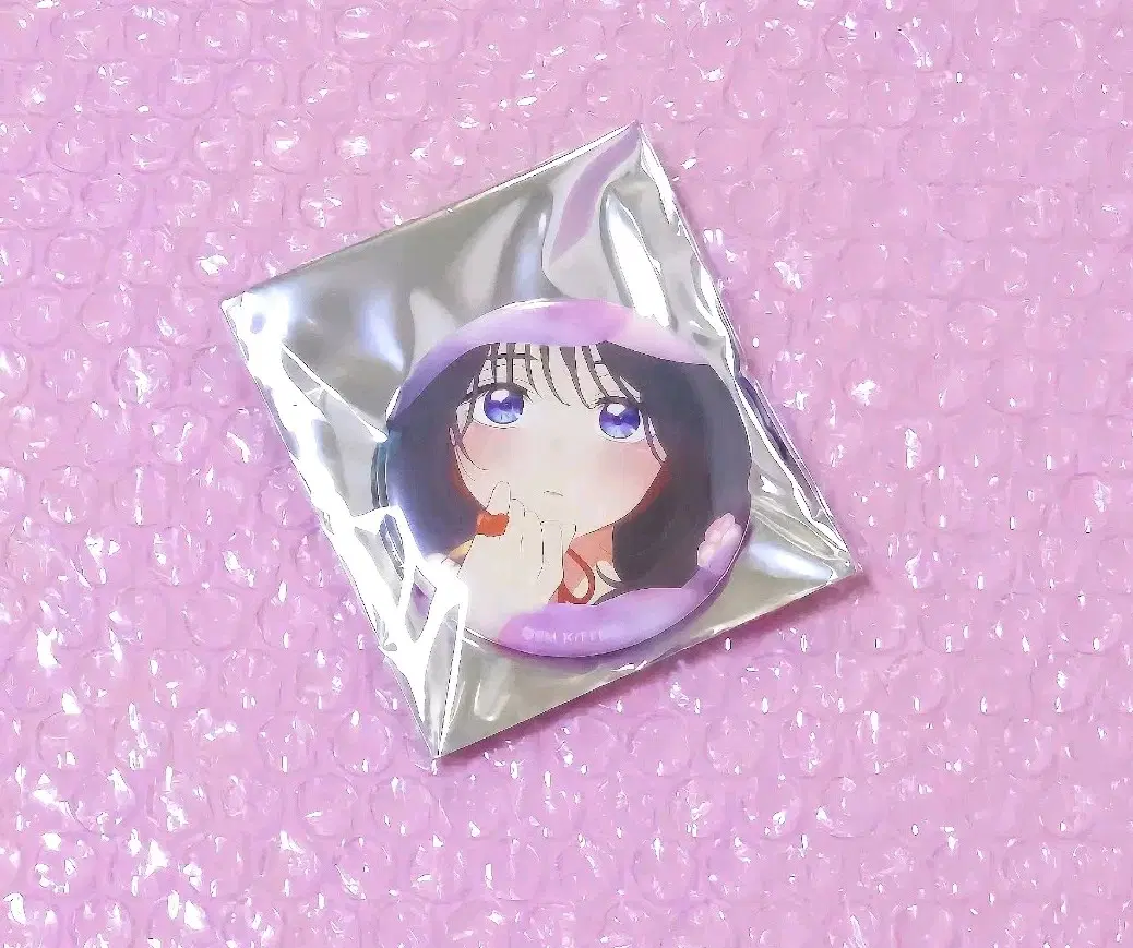(미사용) 향기로운꽃은늠름하게핀다 애니메이트 페어 캔뱃지 - 와구리 카오루코